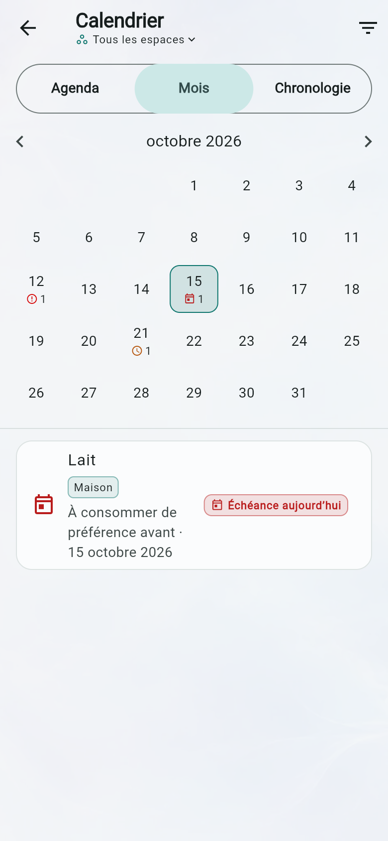 Calendrier
