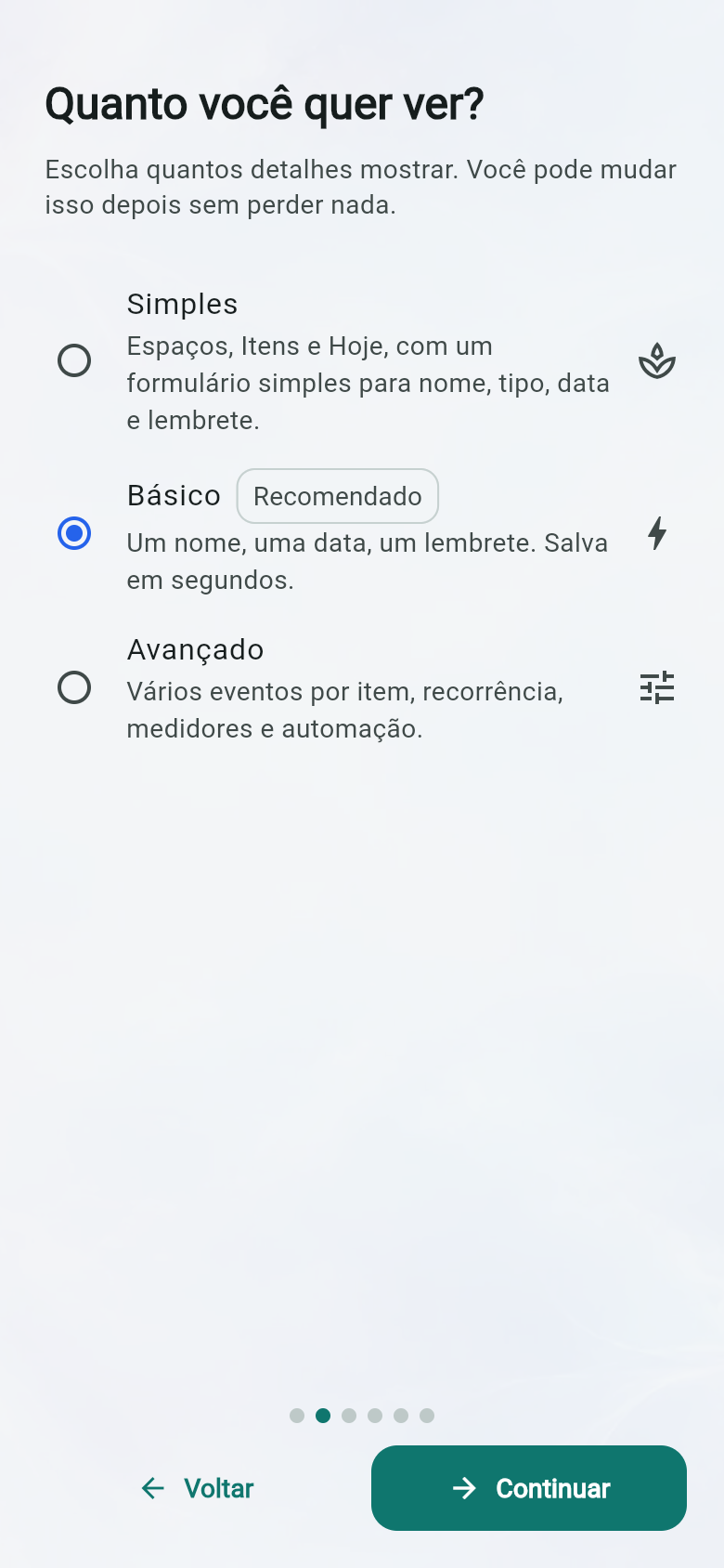 Quanto você quer ver?
