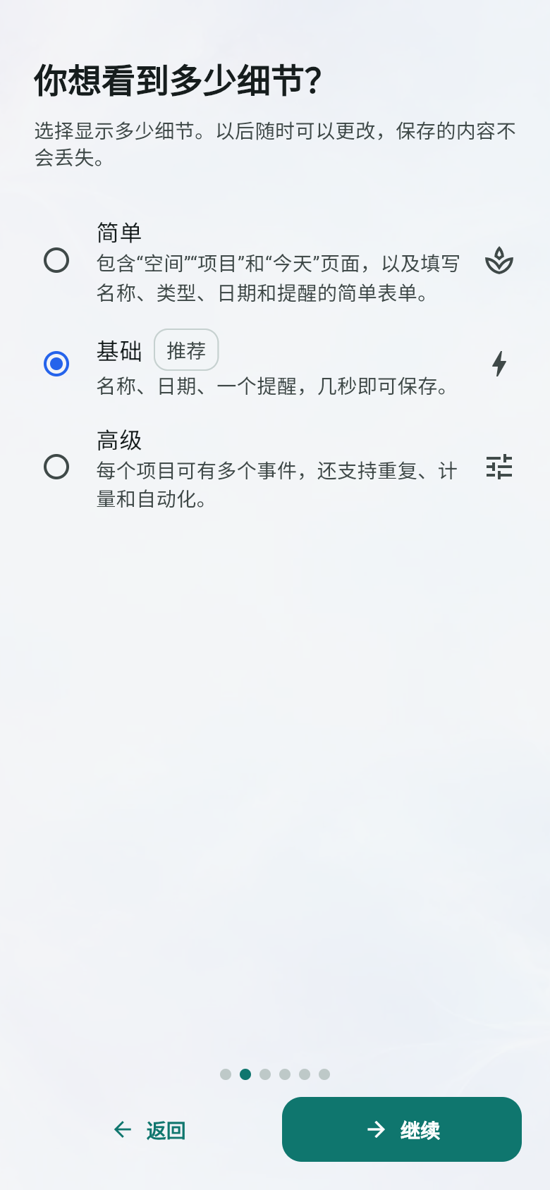 你想看到多少细节？